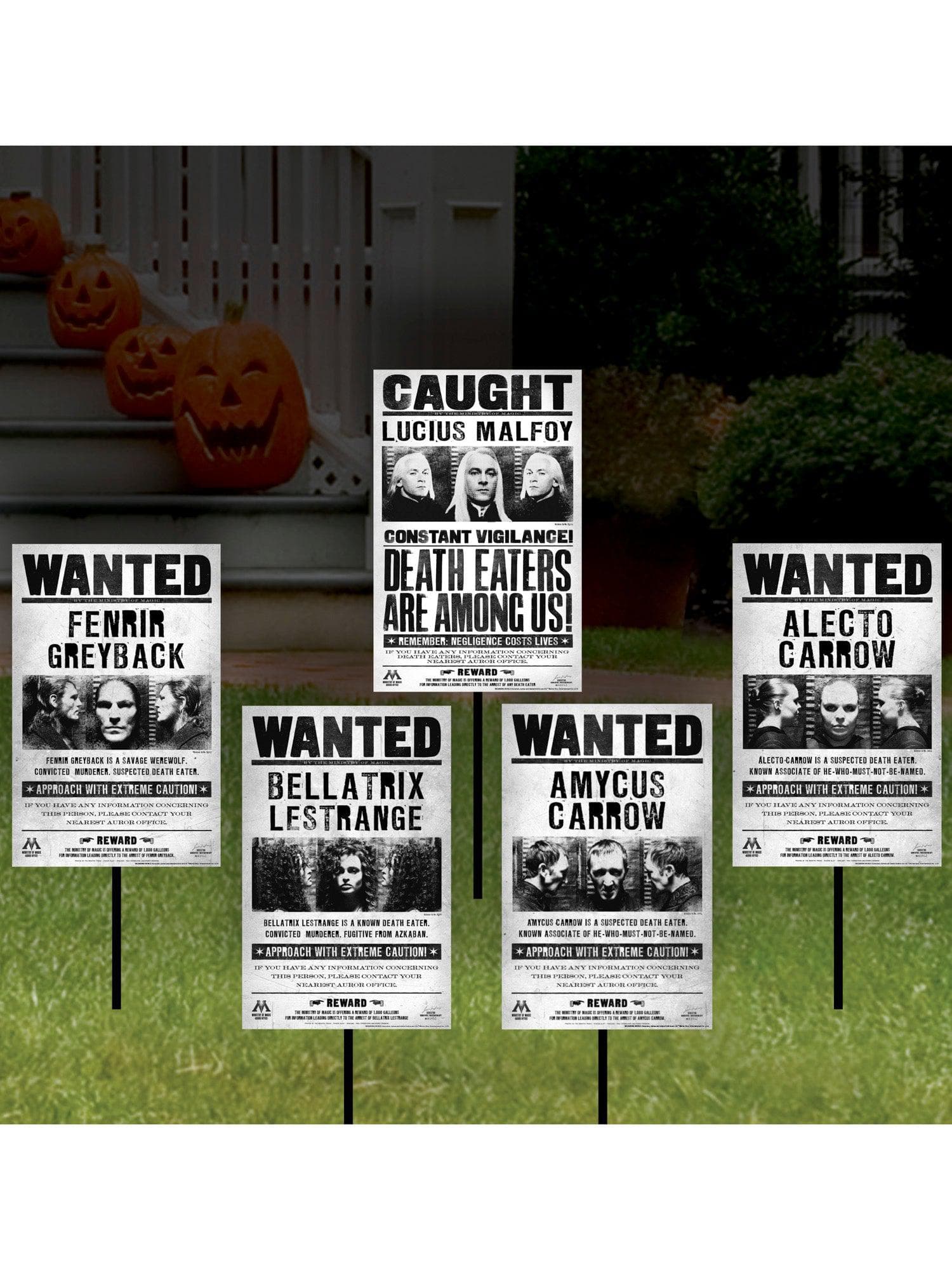 Harry Potter Wanted Signs Lawn Decoration - costumes.com