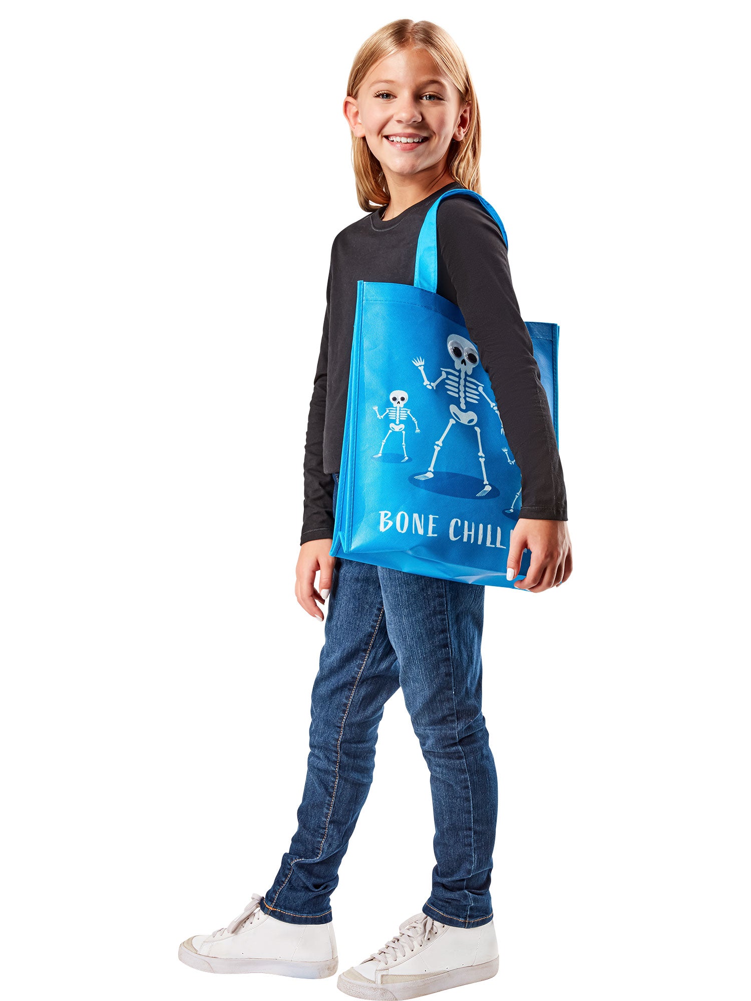 Kids' Bone Chillin' Skeleton Googly Eyes Halloween Treat Bag - costumes.com