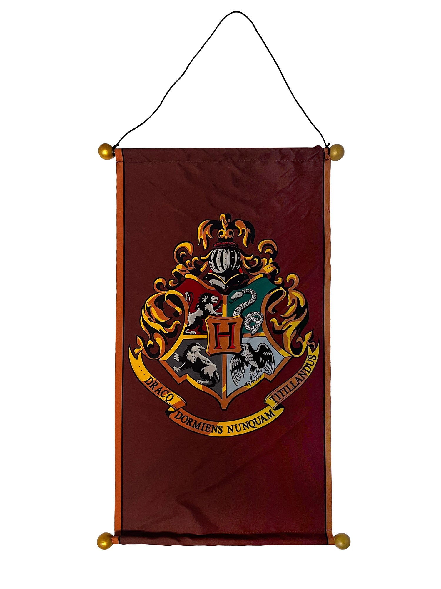 33-inch Harry Potter Hogwarts Crest Hanging Banner Decoration - costumes.com