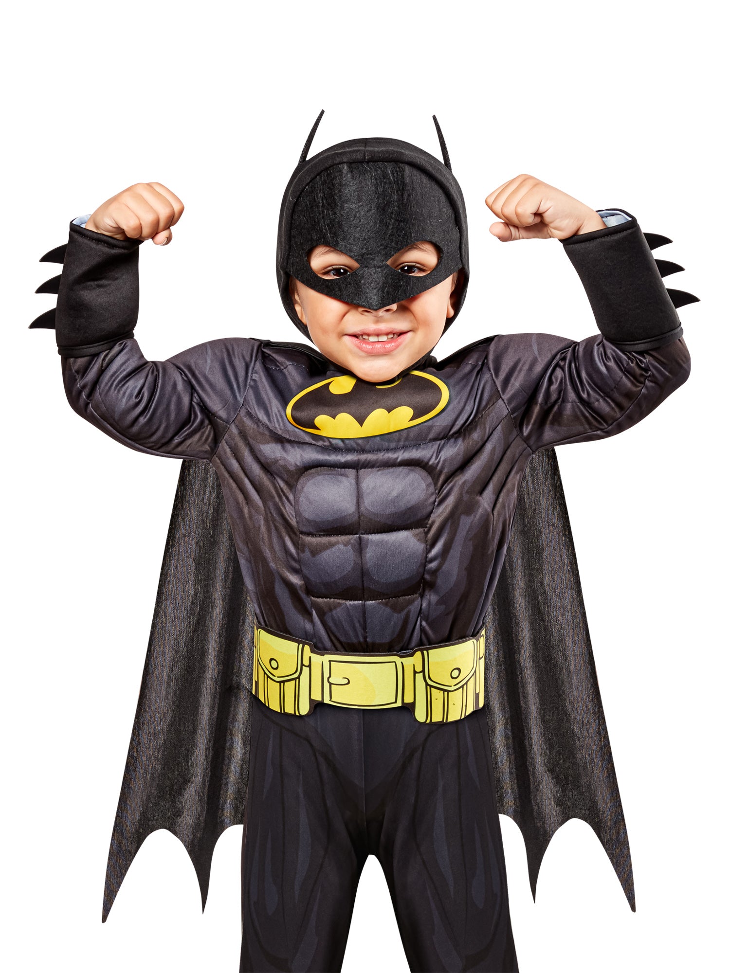DC Comics Batman Muscle Chest Costume for Toddlers - Deluxe - costumes.com