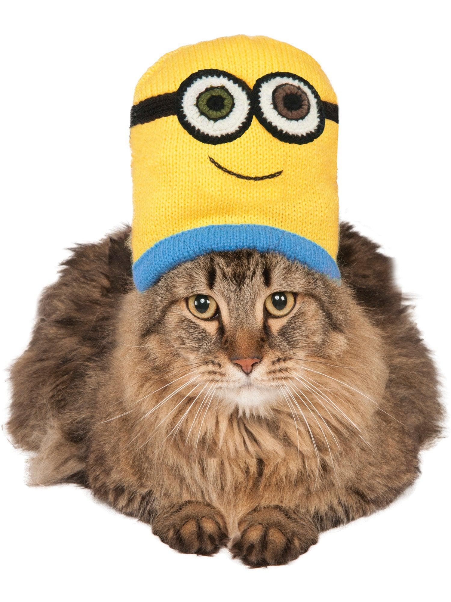 Minions Bob Knit Headpiece Pet Costume - costumes.com