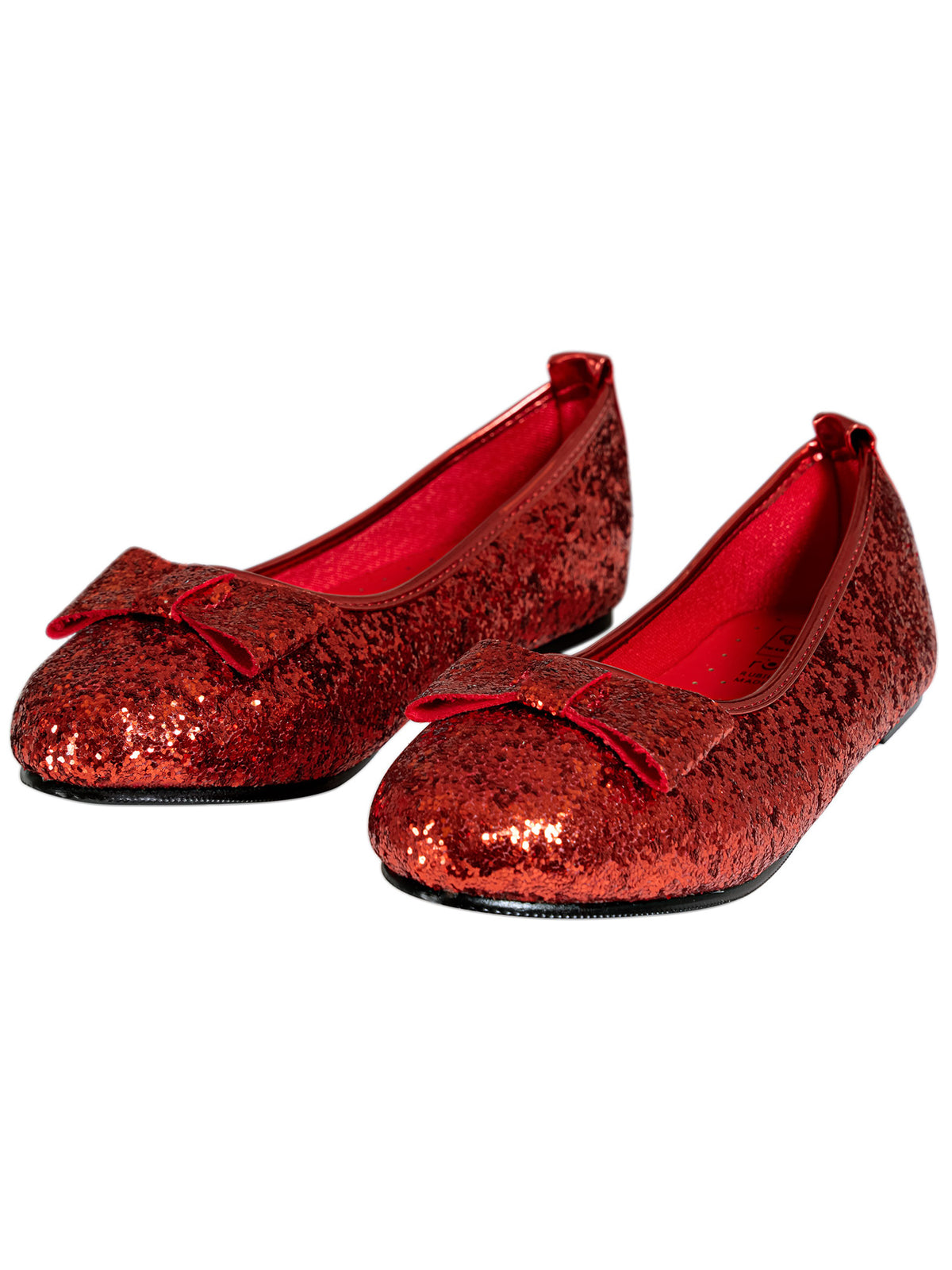 Women's Red Glitter Ballet Deluxe Shoes - costumes.com