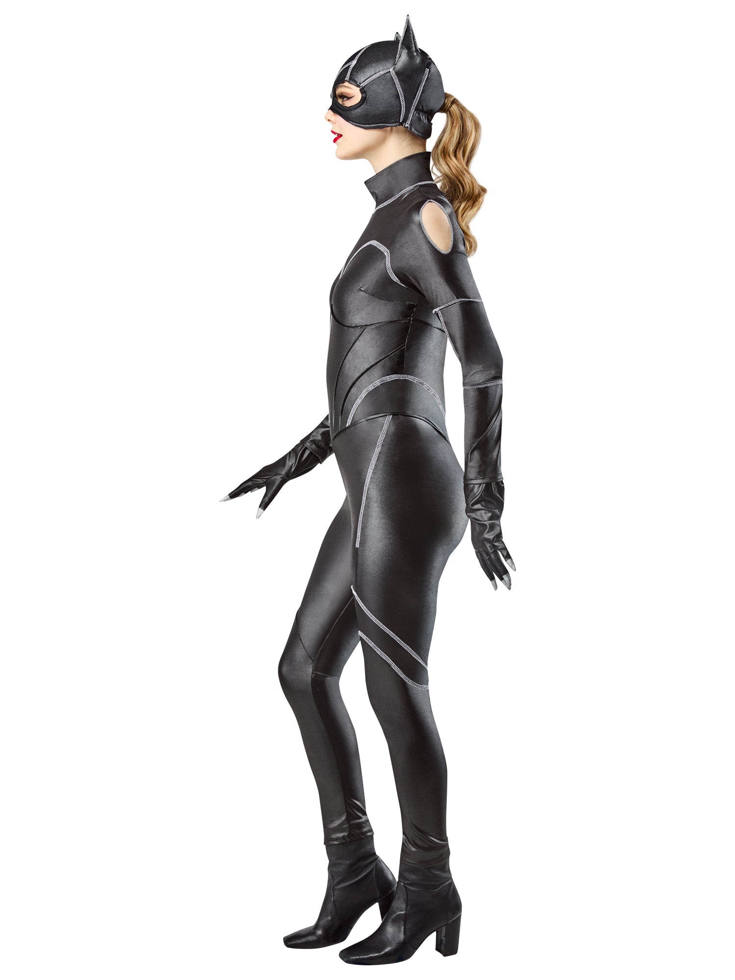 Women's 1990's Batman Catwoman Costume with Mask - costumes.com