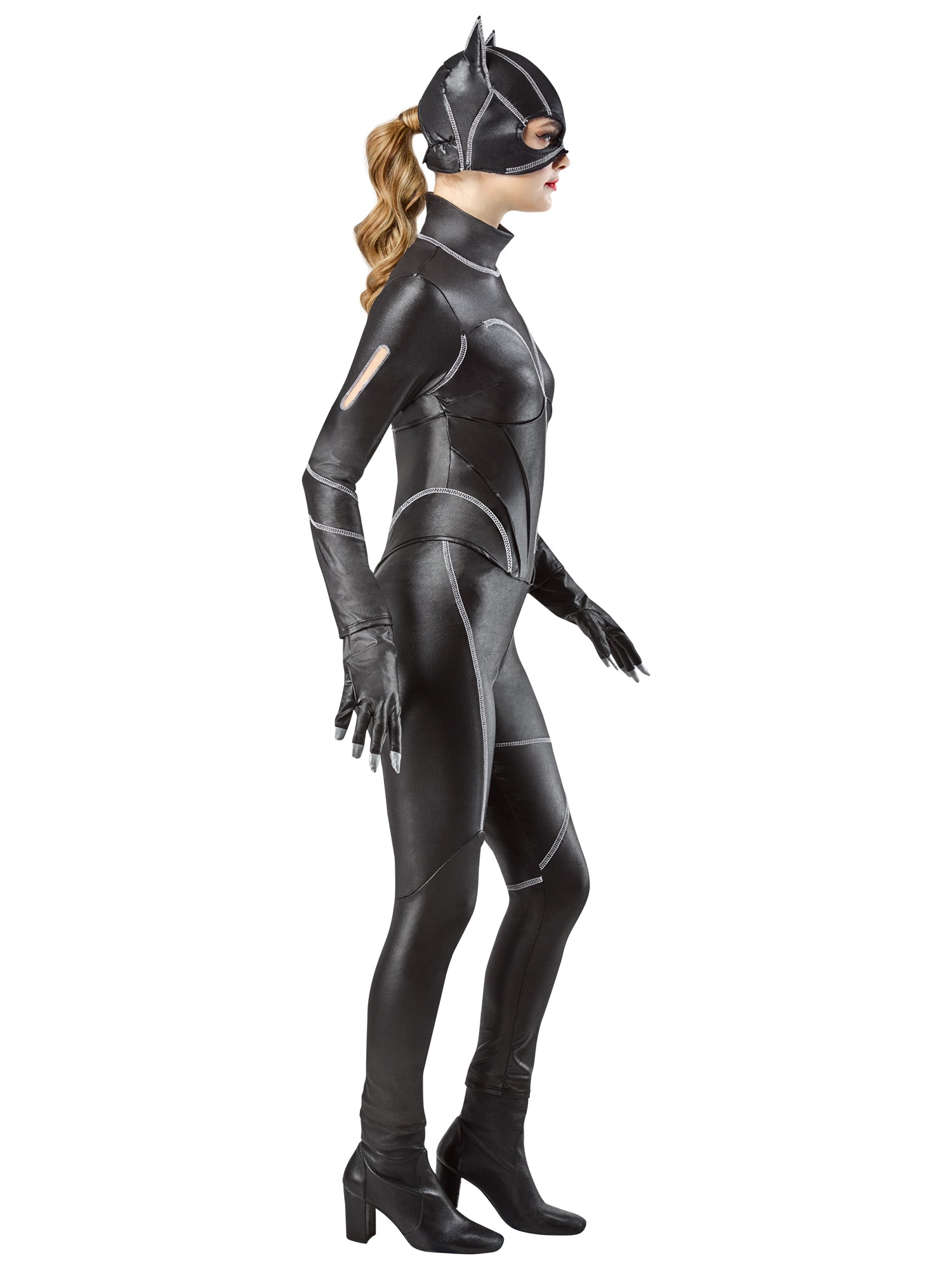 Women's 1990's Batman Catwoman Costume with Mask - costumes.com