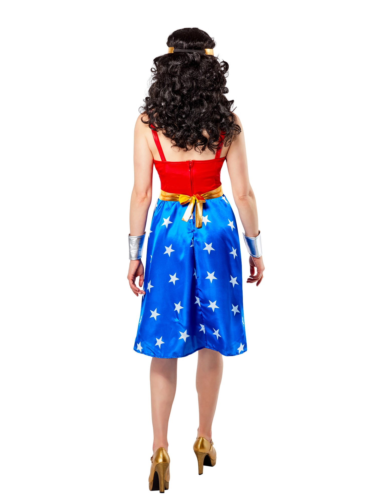 Women's DC Comics Wonder Woman Midi Dress Costume