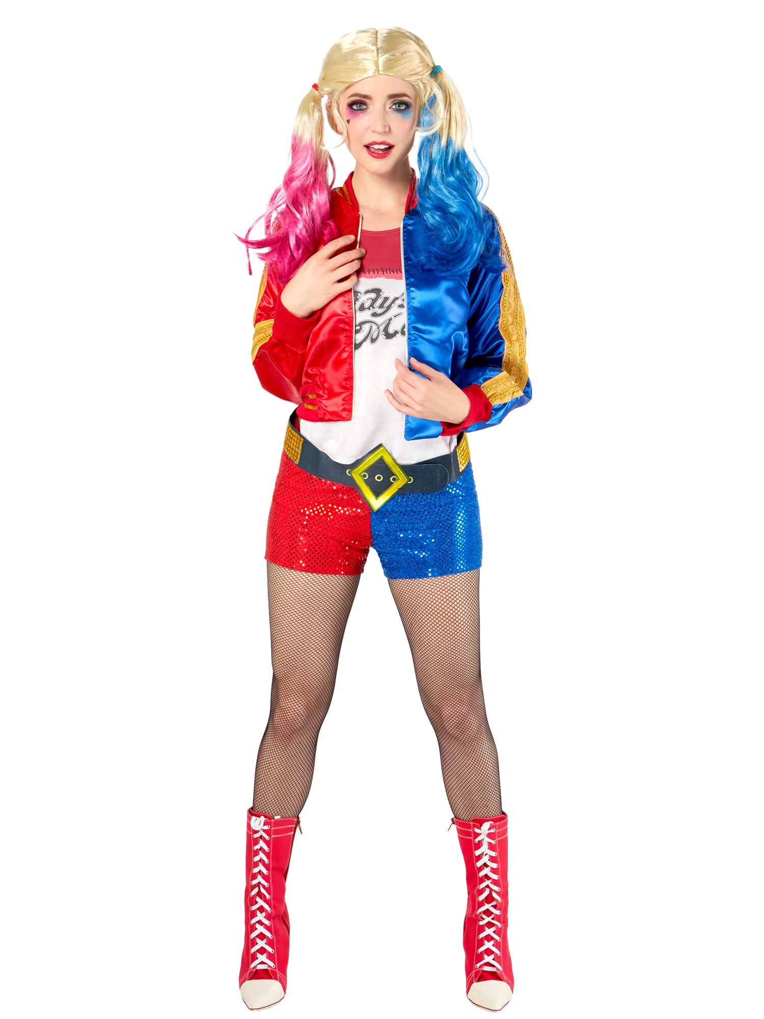 Women's Suicide Squad Harley Quinn Costume - Deluxe - costumes.com