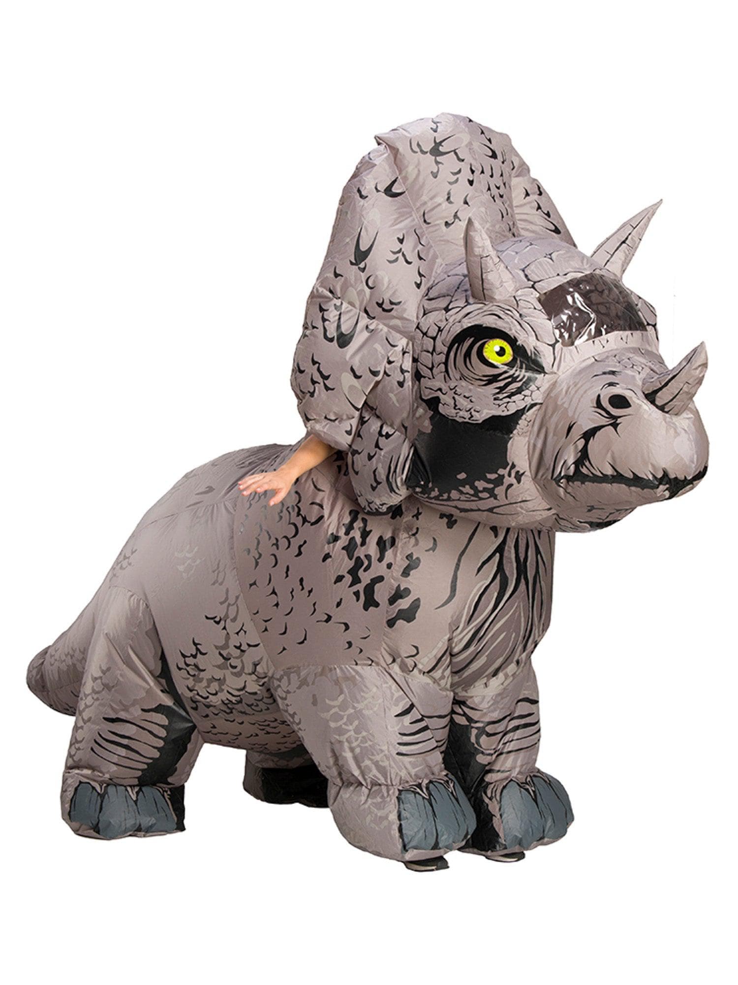 Adult Inflatable Triceratops Costume - costumes.com