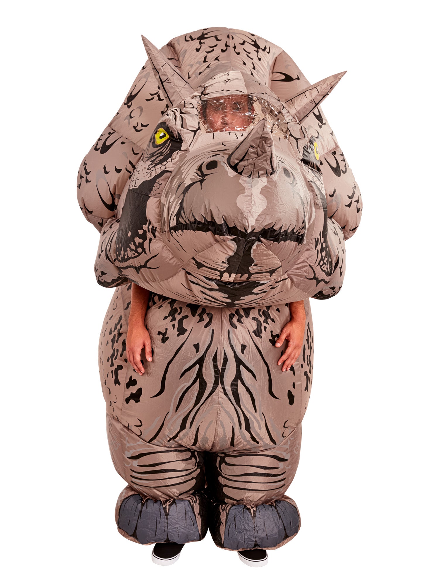 Adult Inflatable Triceratops Costume - costumes.com