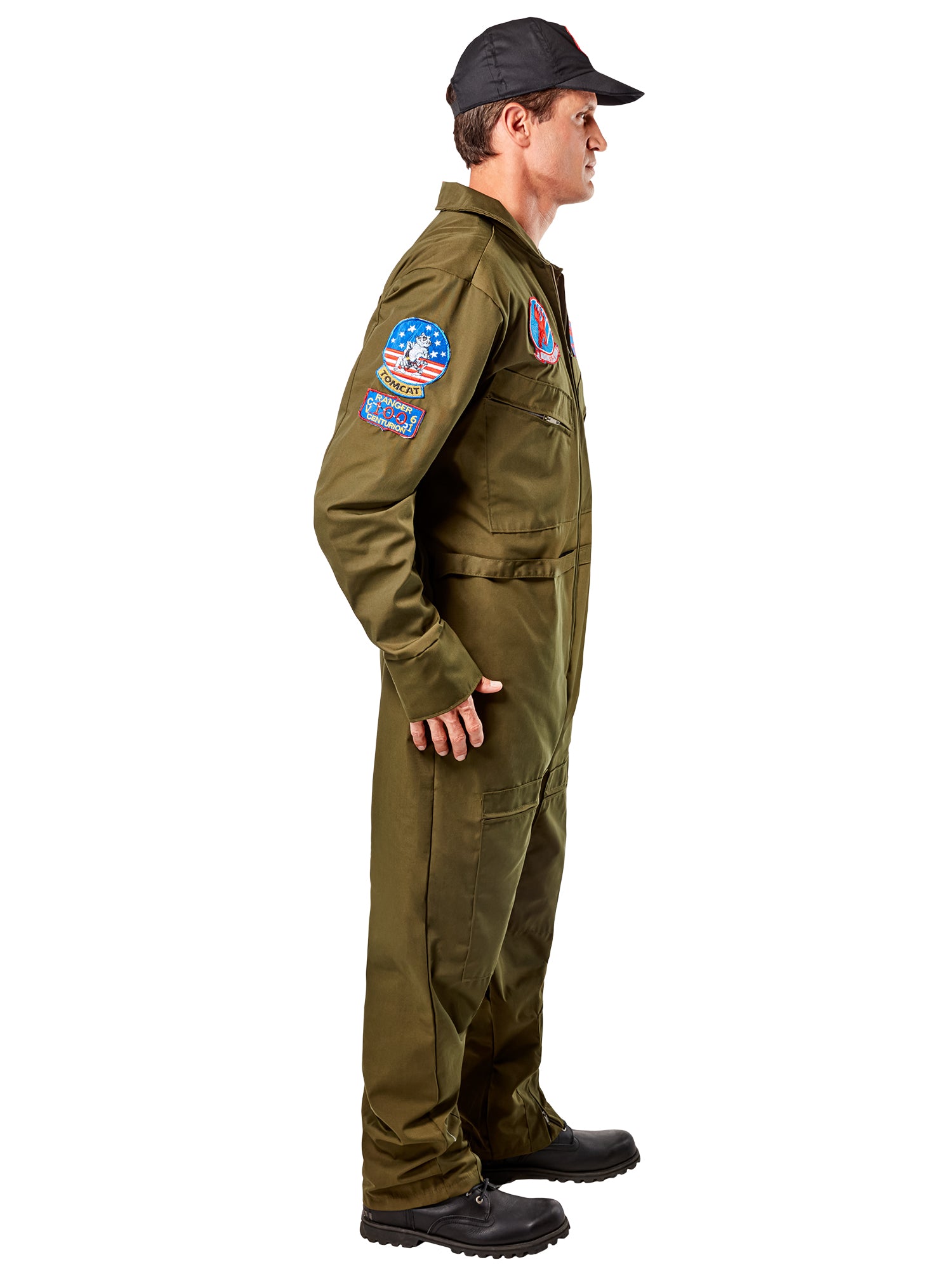 Men's Top Gun Flight Suit - Deluxe - costumes.com