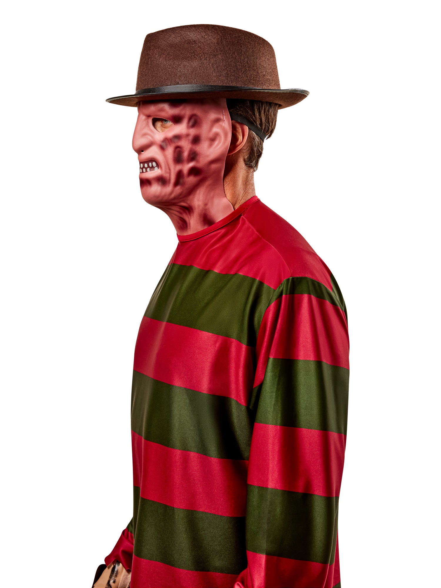Adult A Nightmare on Elm Street Freddy Krueger Sweater and Mask - costumes.com