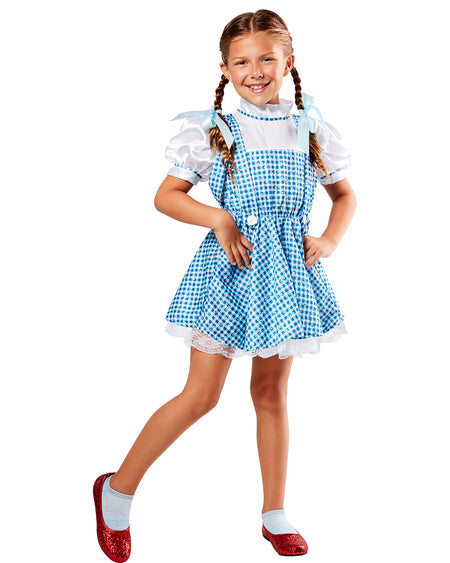 Girls' Sparkling Wizard of Oz Dorothy Costume