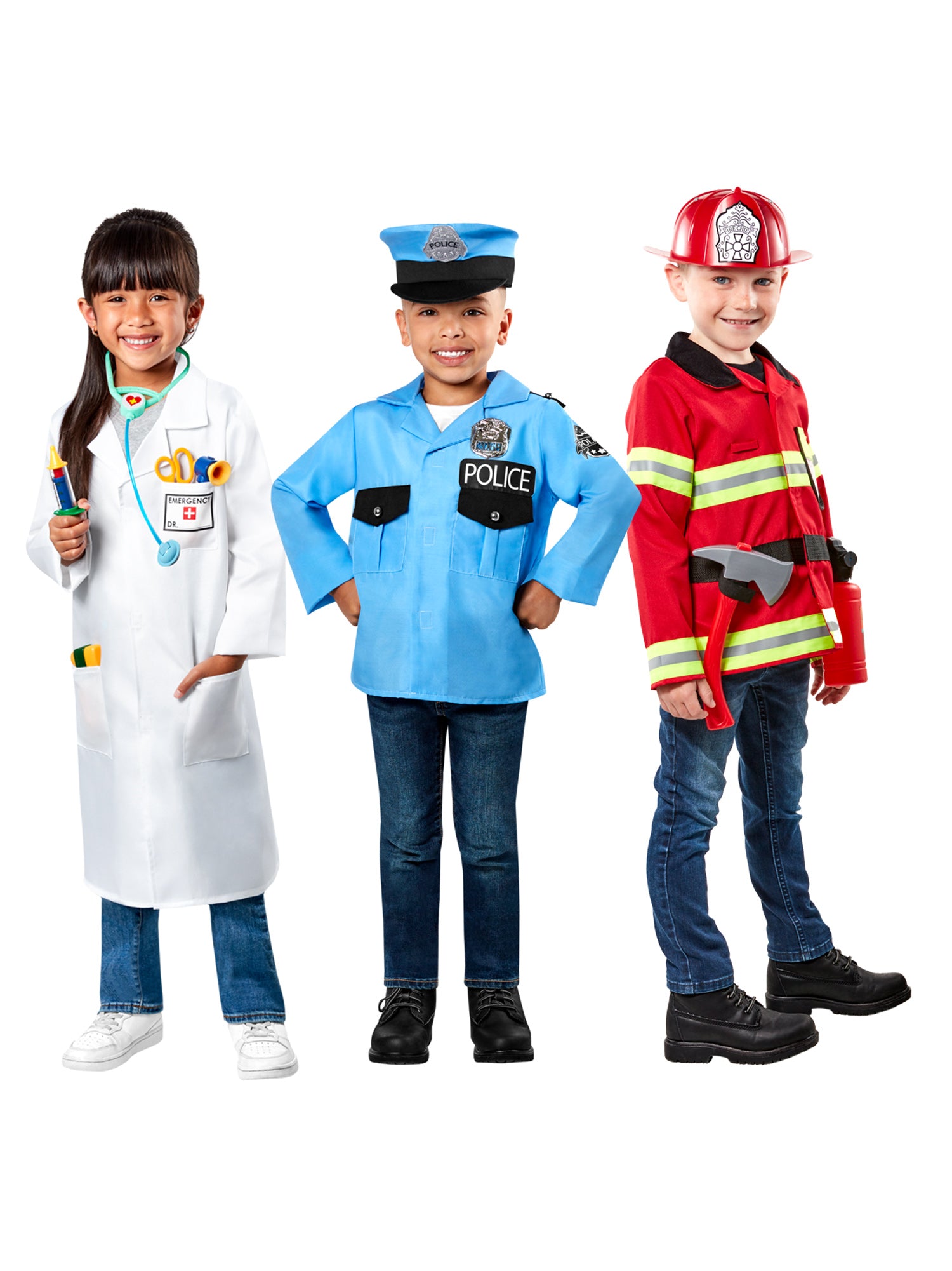 Kid's Everyday Heroes Trunk Dress Up Set - costumes.com