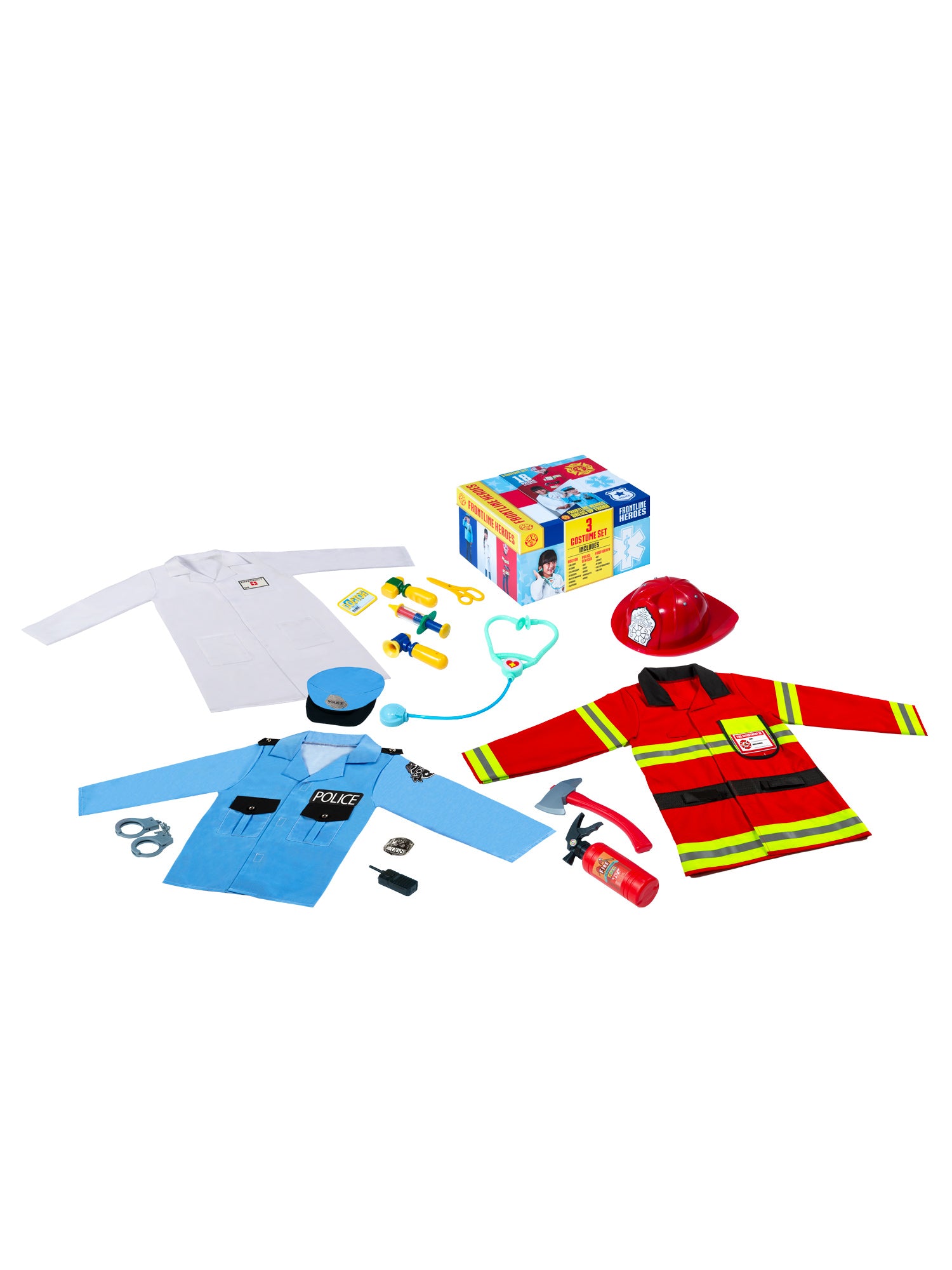 Kid's Everyday Heroes Trunk Dress Up Set - costumes.com