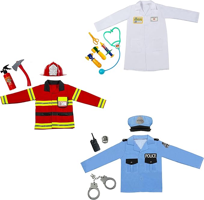 Kid's Everyday Heroes Trunk Dress Up Set - costumes.com