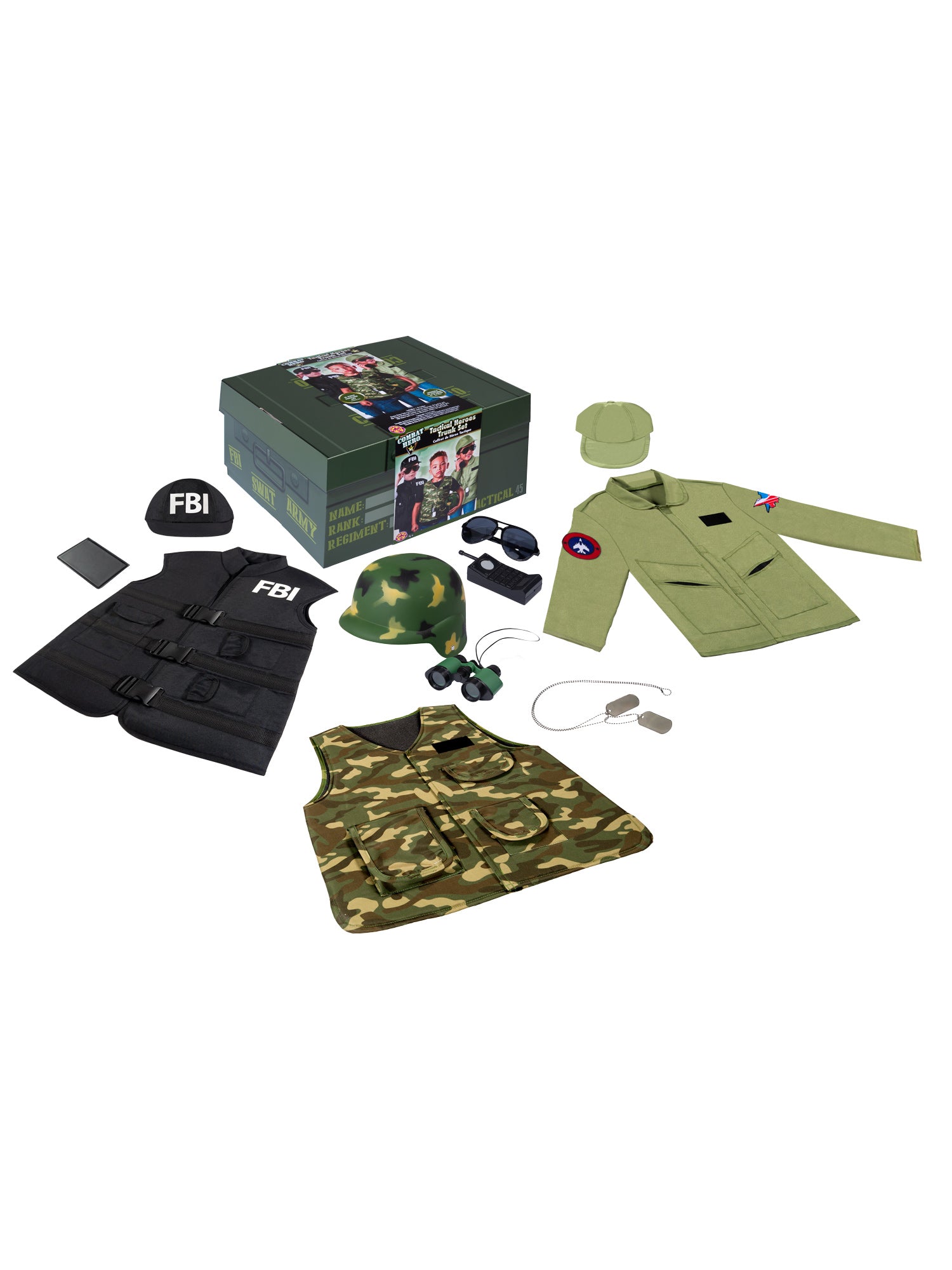 Kid's Tactical Hero Trunk Dress Up Set - costumes.com