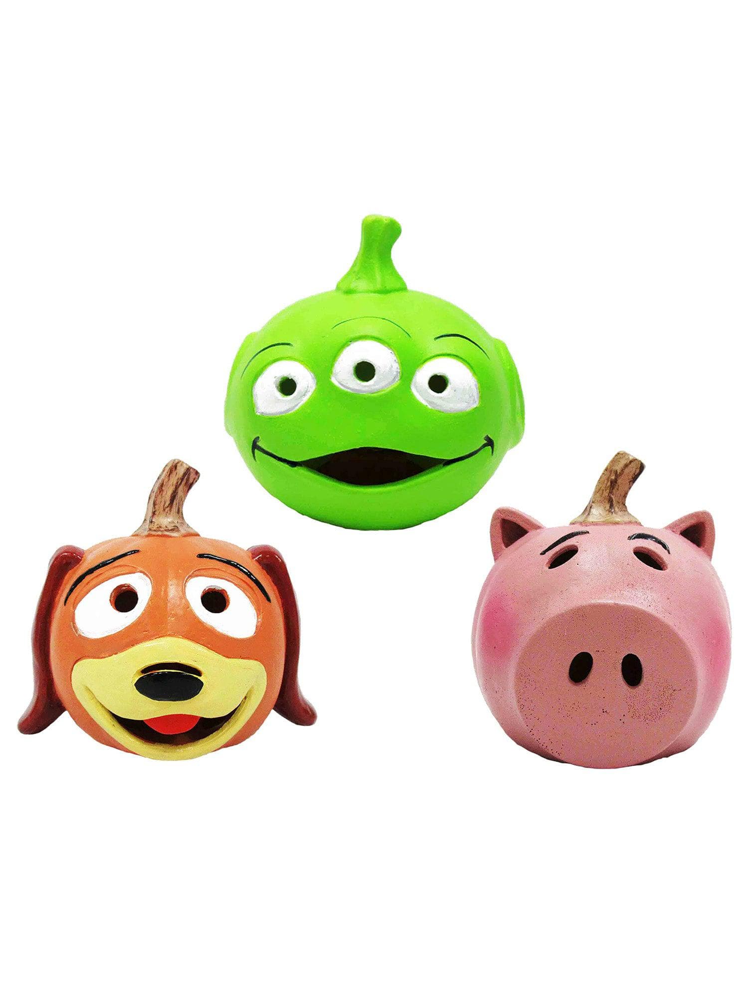 3.25 Inch Toy Story Slinky, Alien & Hamm 3 Character Assortment Light Up Pumpkin - costumes.com