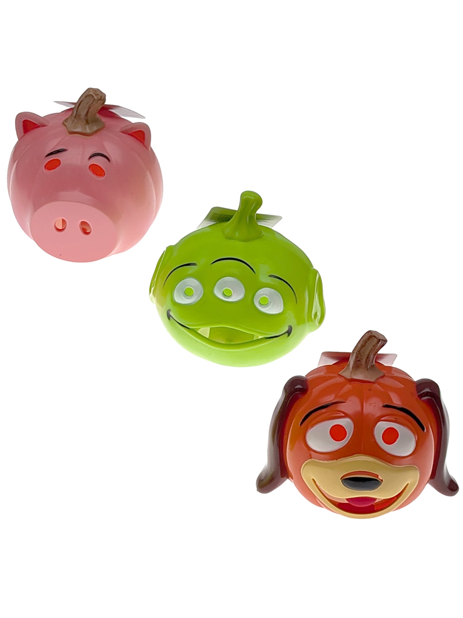 3.25 Inch Toy Story Slinky, Alien & Hamm 3 Character Assortment Light Up Pumpkin - costumes.com