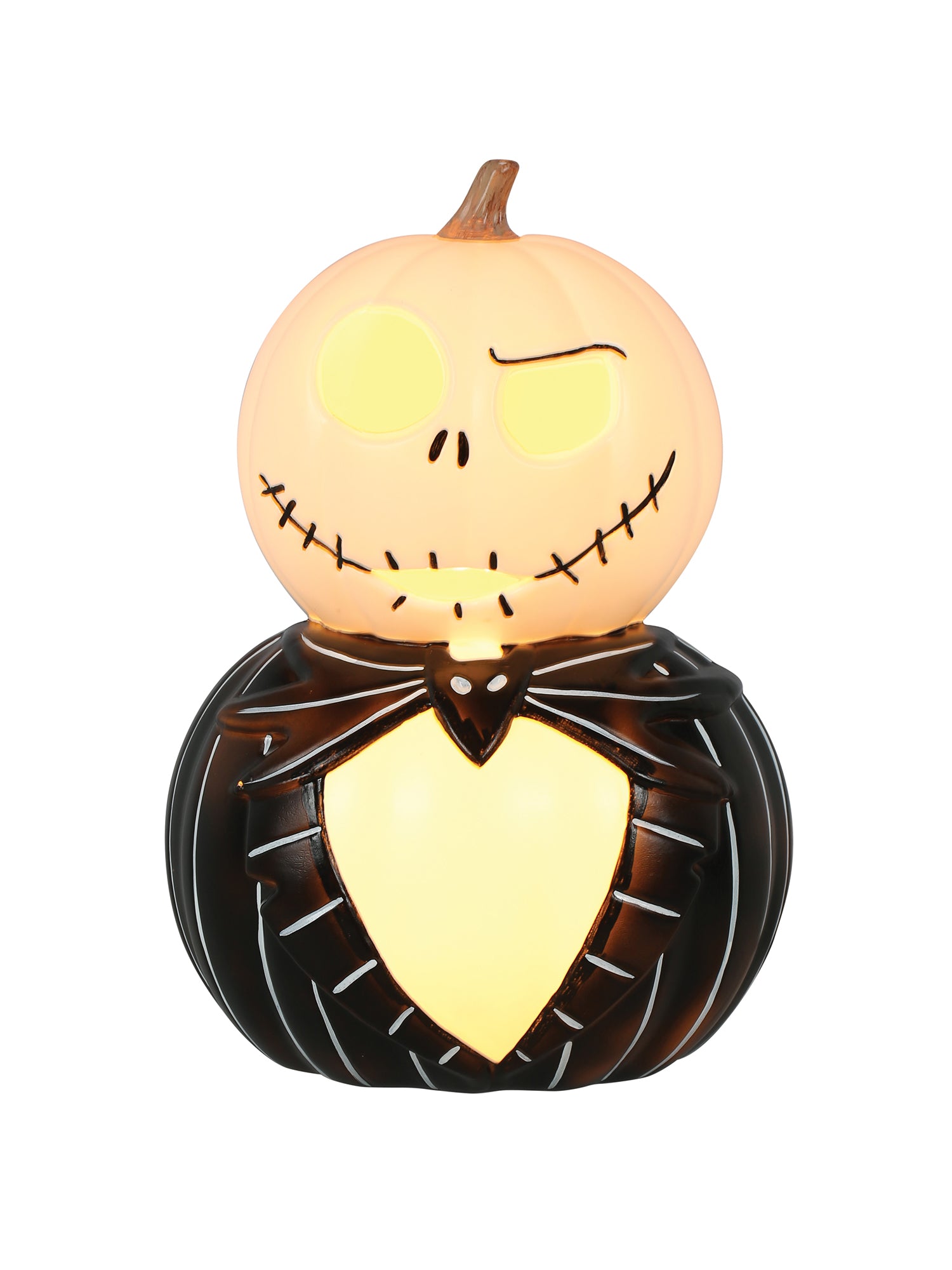 12-inch The Nightmare Before Christmas Jack Skellington Light Up Stacked Pumpkin - costumes.com