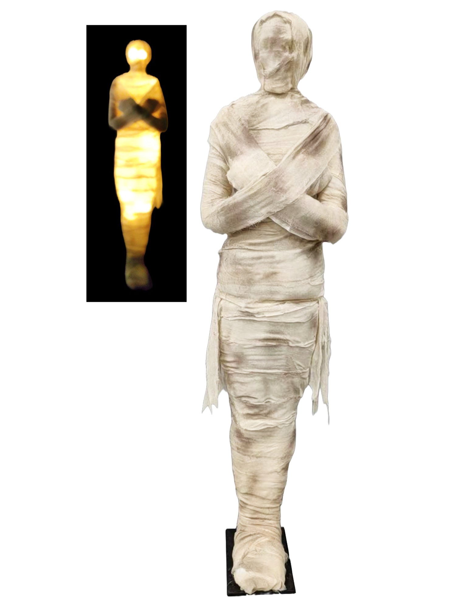 6 Foot Mummy Light Up Standing Decoration - costumes.com