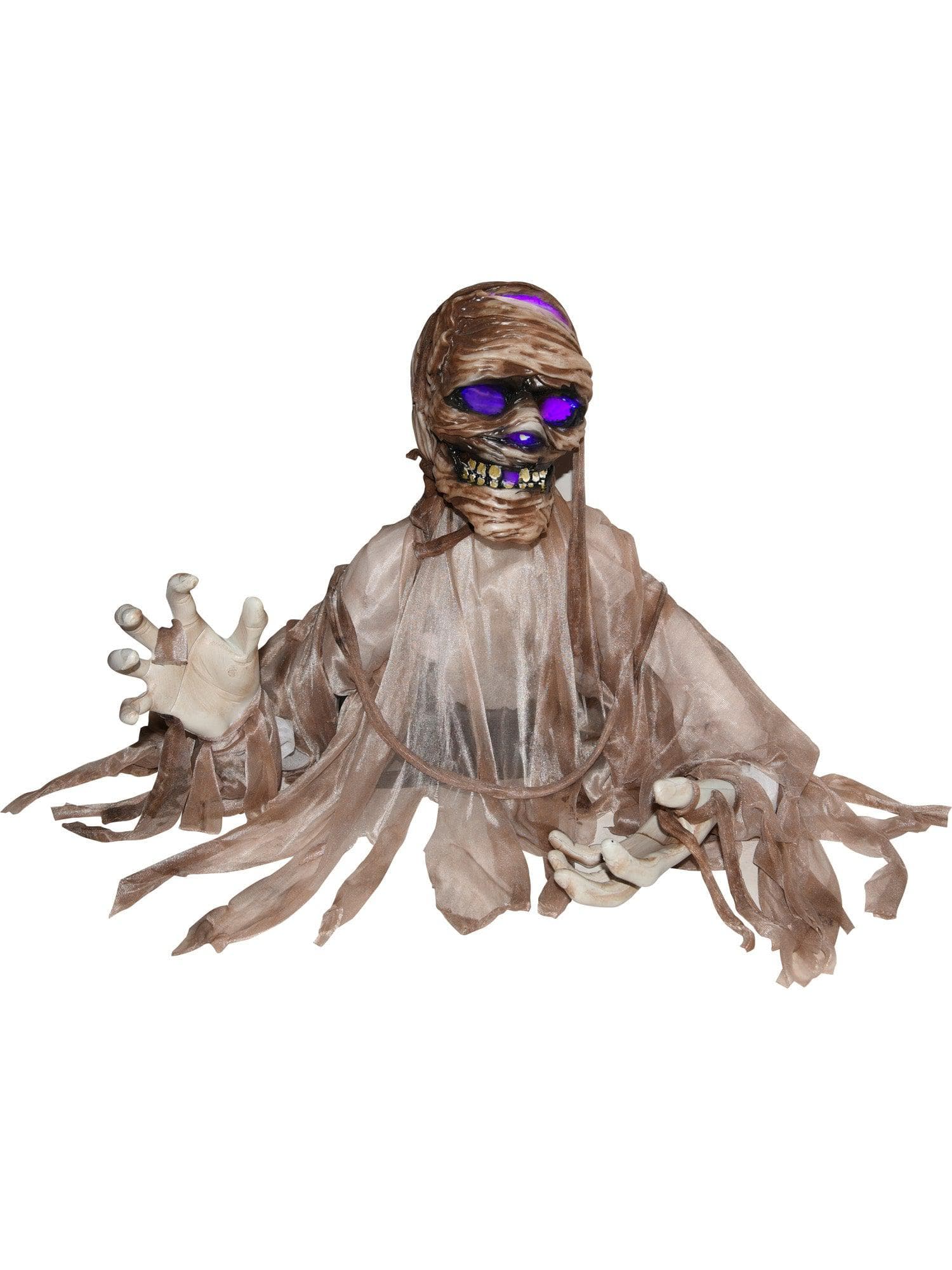 4 Foot Skeleton Mummy Groundbreaker Light Up Animated Prop - costumes.com