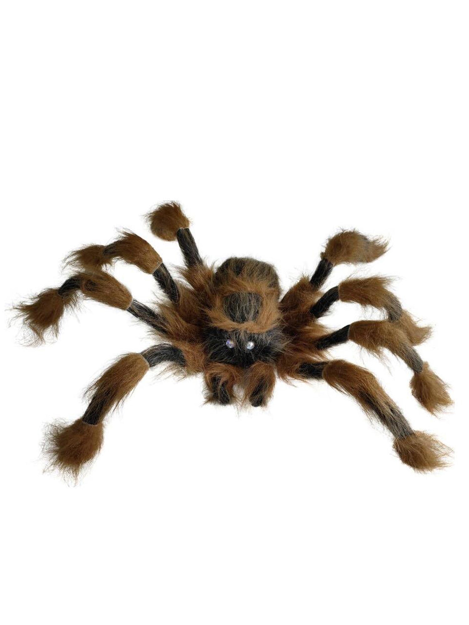 30-inch Hairy Brown Spider Decoration - costumes.com