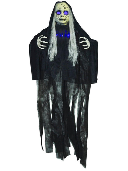 3.5 Foot Purple Haunted Light Up Doll Hanging Prop